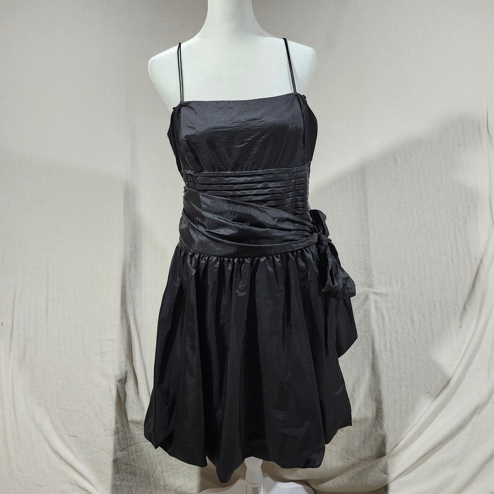 JUMP Apparel Co. Y2K Black Fit and‎ Flare Cocktail Party Strapless Sz 13/14 HOCO